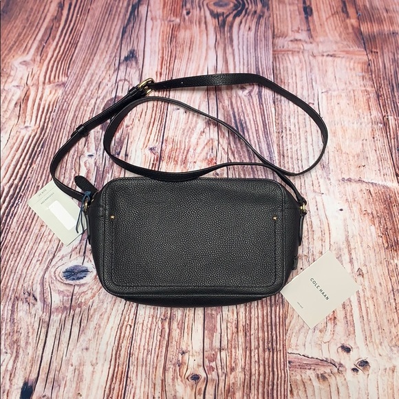 NWT COLE HAAN Camera leather crossbody bag - Picture 3 of 5